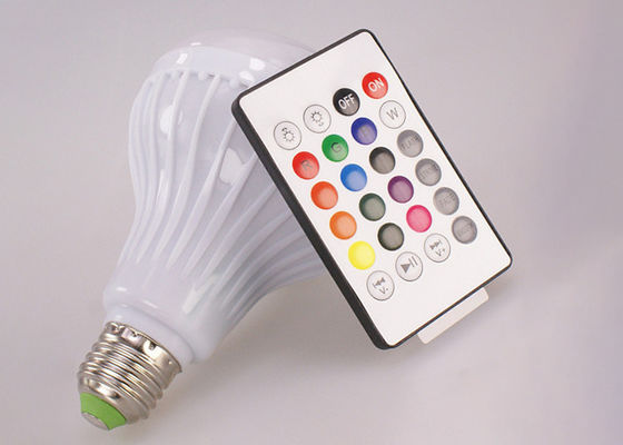 RGBW E27 Adapter Bluetooth Speaker Bulb Remote Control SMD5730